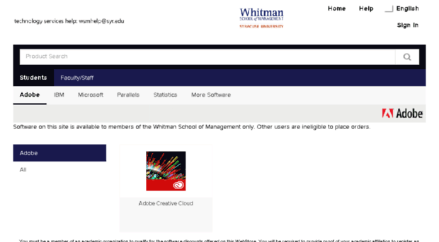 whitman.onthehub.com