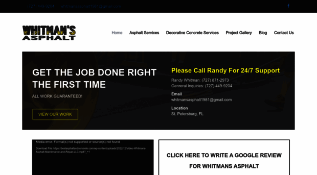 whitmansasphalt.com