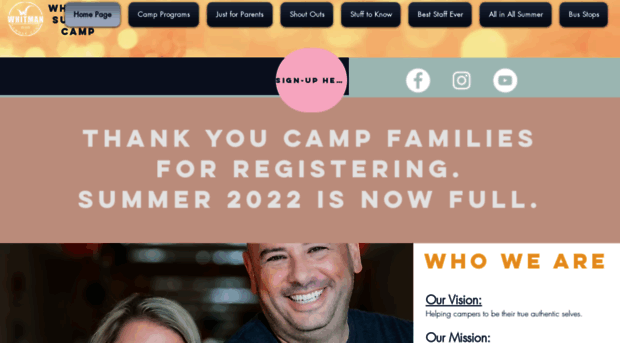 whitmansummercamp.com