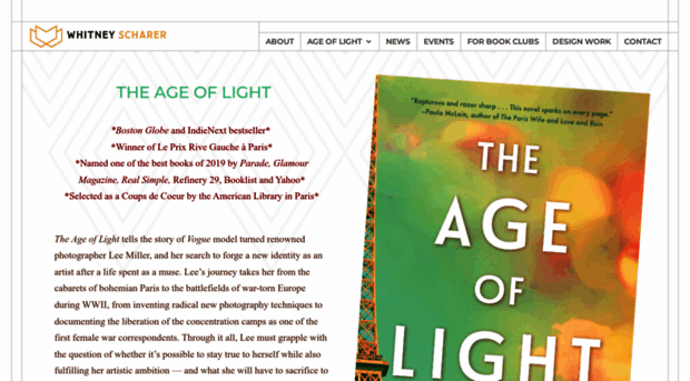 the age of light by whitney scharer