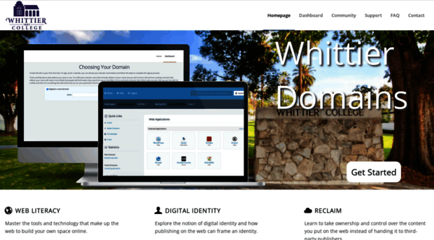 whittier.domains