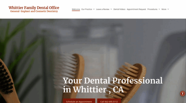 whittierfamilydental.com