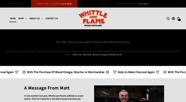 whittleandflame.co.uk