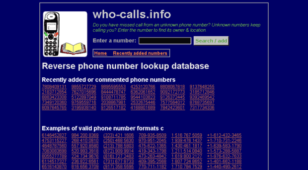 who-calls.info