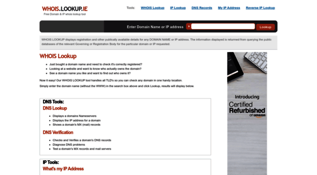 whois.lookup.ie
