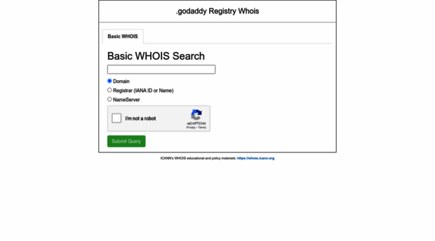 whois.nic.godaddy