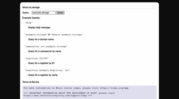 whois.nic.storage