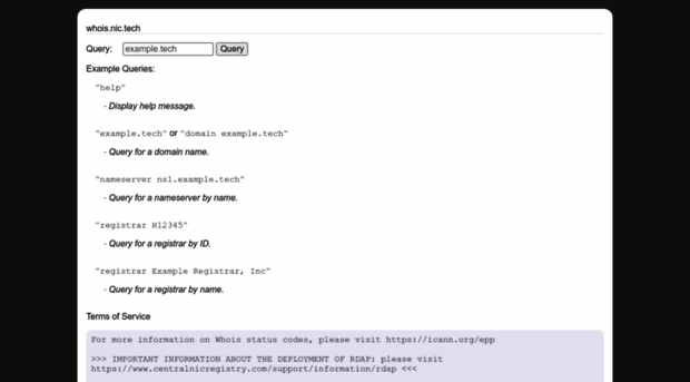 whois.nic.tech
