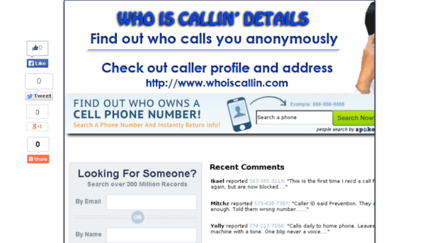 whoiscallin.com