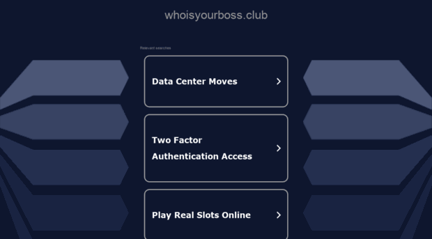 whoisyourboss.club