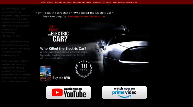 whokilledtheelectriccar.com