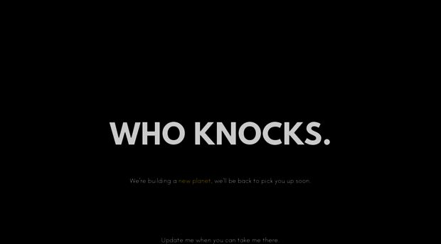 whoknocks.it