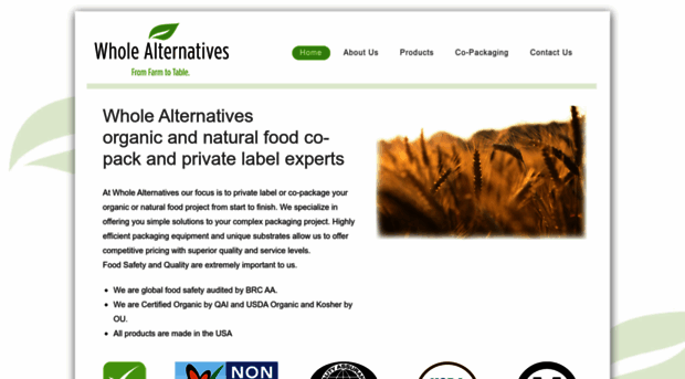 wholealternatives.com