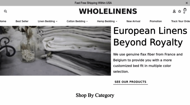 wholelinens.com