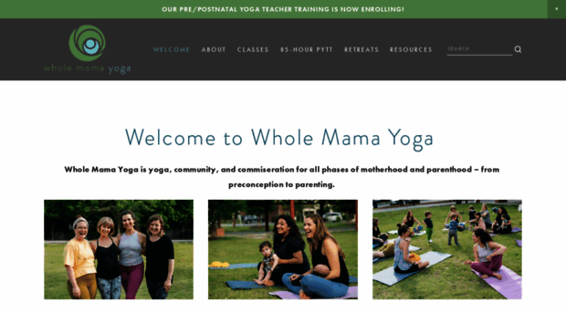 wholemamayoga.com