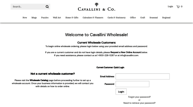 wholesale.cavallini.com