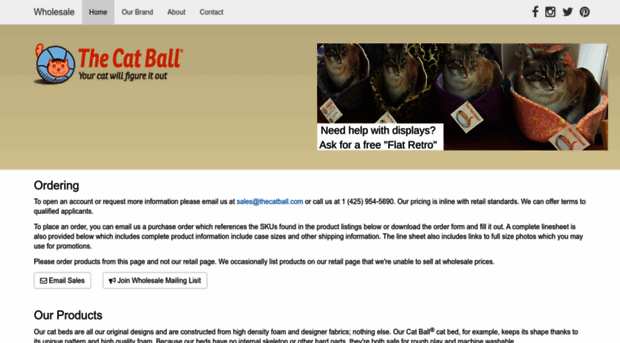 wholesale.thecatball.com