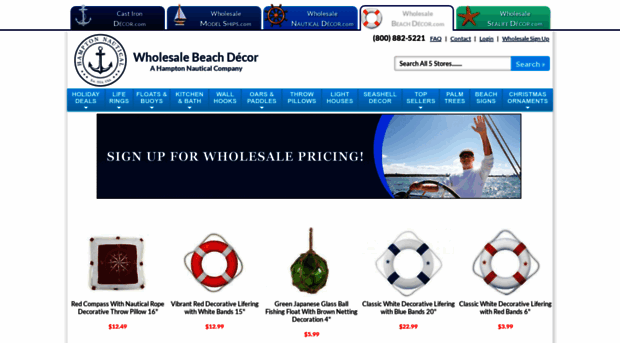 wholesalebeachdecor.com