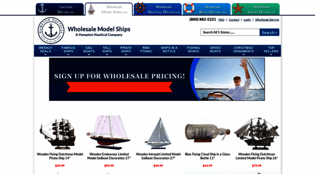 wholesalemodelships.com