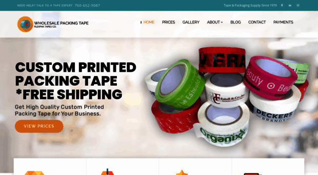 wholesalepackingtape.com