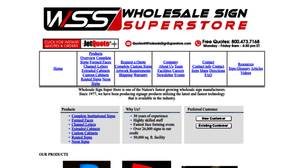 wholesalesignsuperstore.com