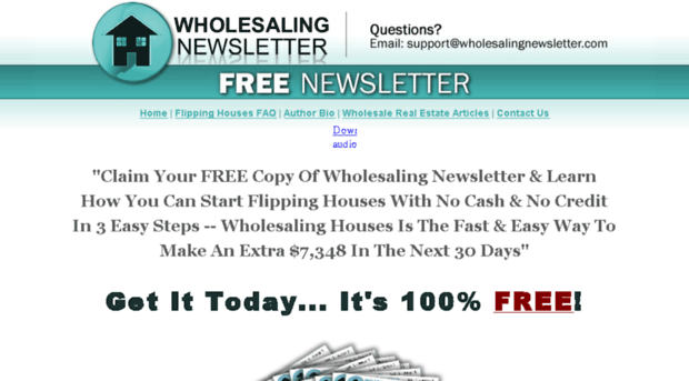 wholesalingnewsletter.com