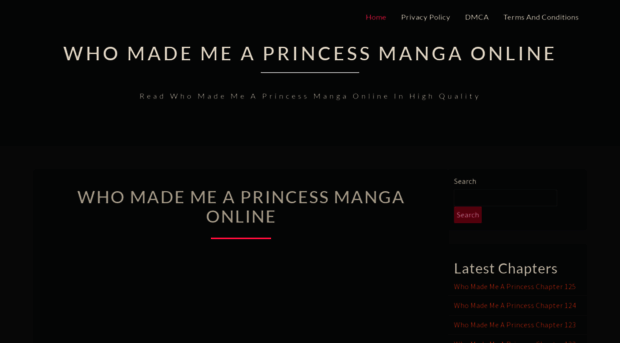 whomademeaprincessmanga.online