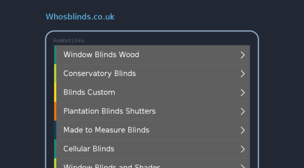 whosblinds.co.uk