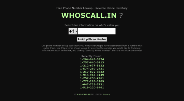 whoscall.in