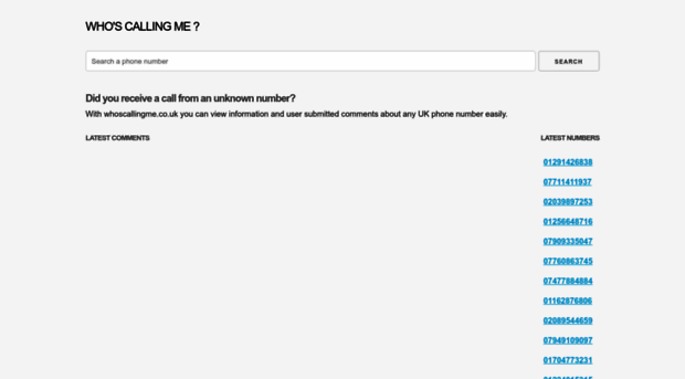 whoscallingme.co.uk