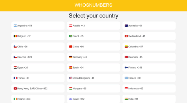 whosnumbers.com