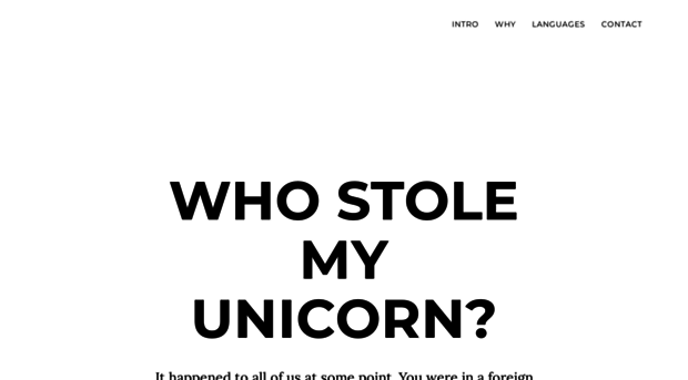 whostolemyunicorn.com