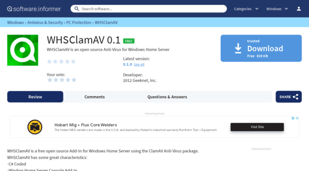 whsclamav.software.informer.com
