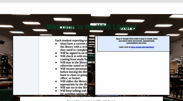 whslibraryattendance.weebly.com
