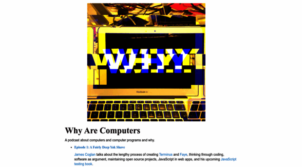 whyarecomputers.com