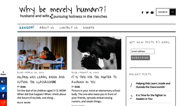 whybemerelyhuman.com