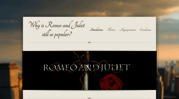 whyisromeoandjulietstillpopular.weebly.com