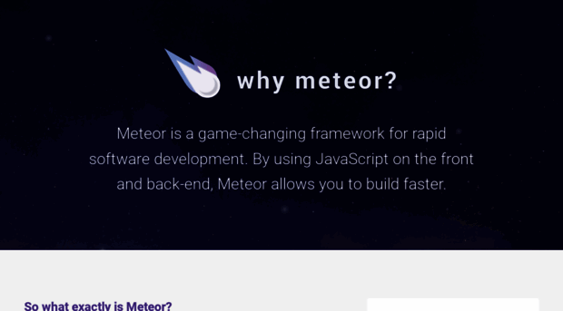 whymeteor.com