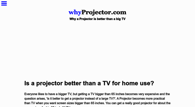 whyprojector.com