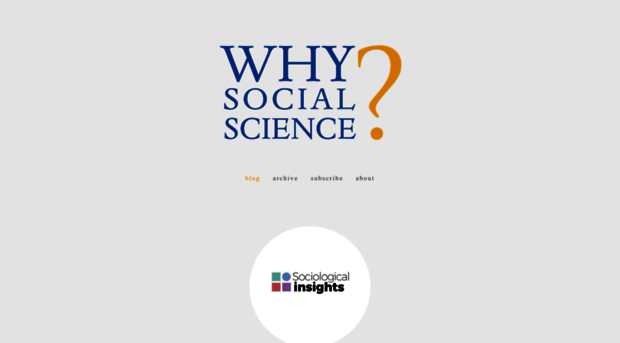 whysocialscience.com