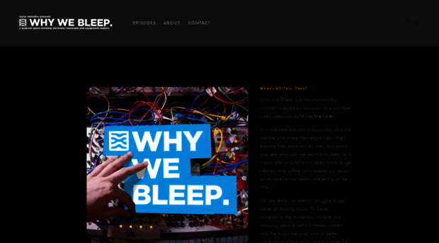 whywebleep.com