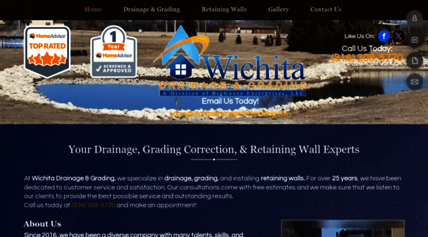 wichitadrainageandgrading.com