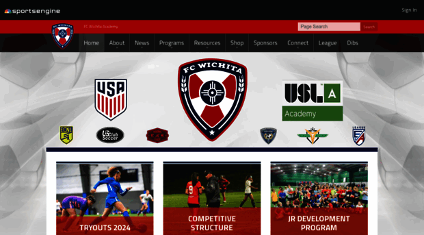 wichitasocceracademy.com