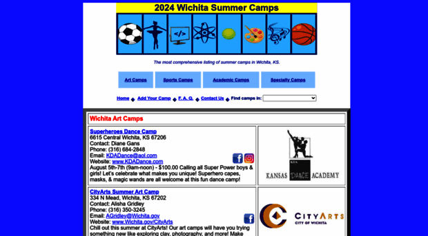 wichitasummercamps.com