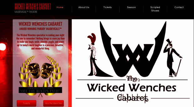 wickedwenchescabaret.com