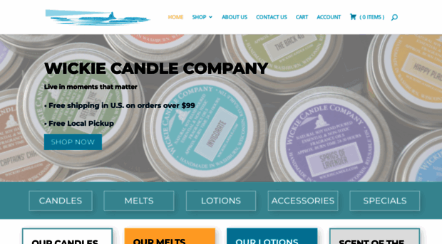 wickiecandle.com