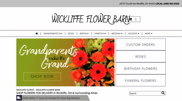 wickliffeflowerbarn.com