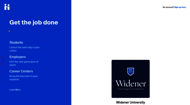 widener.joinhandshake.com