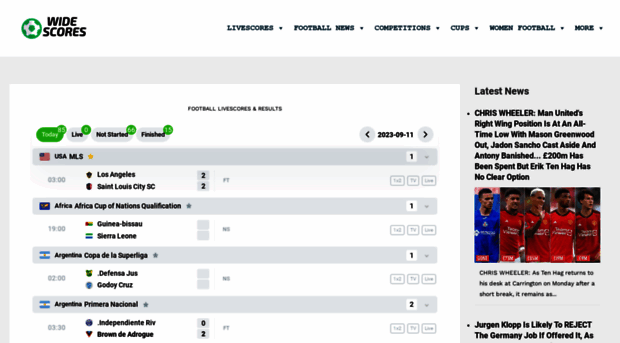 widescores.com