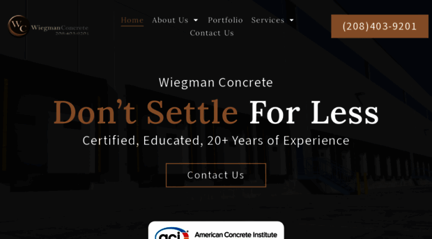 wiegmanconcrete.com